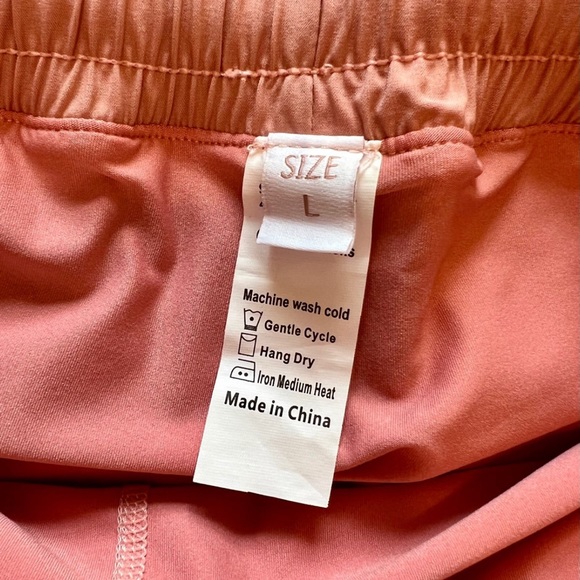 Pink Athletic Shorts with Liner - Picture 5 of 5